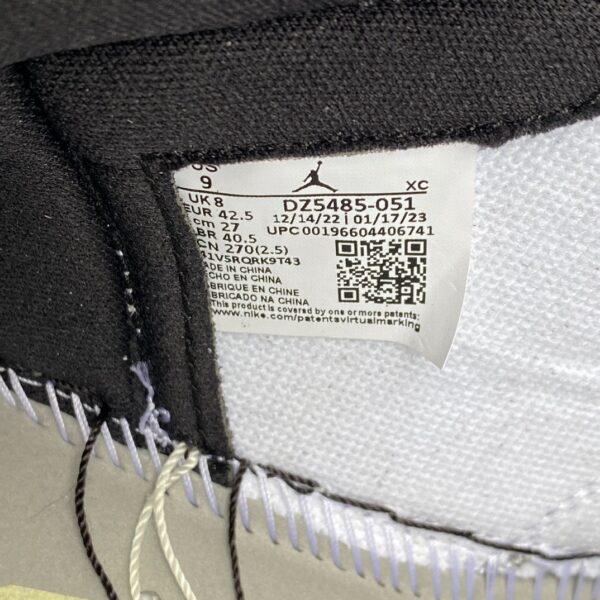 Gray Air Jordan Washed Heritage - Image 3