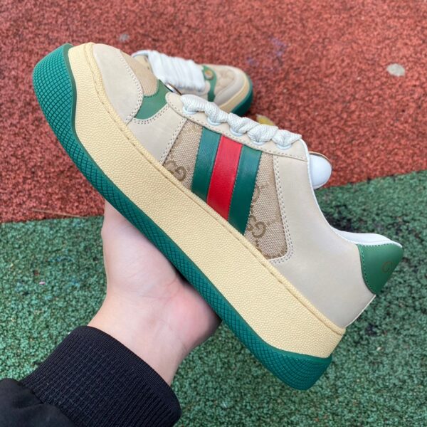 Gucci Fat Butt Hollow Brown and Green - Image 3