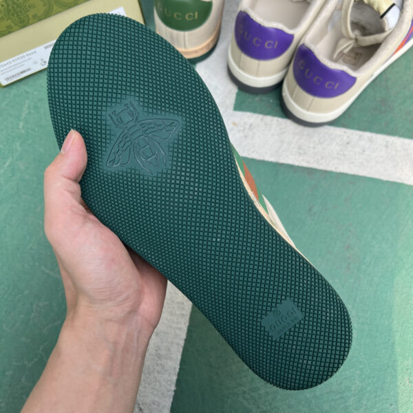 Gucci Dirty Shoes With Green Tail - Image 3