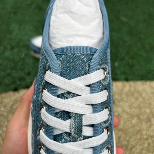 GUCCI Canvas Shoes Blue - Image 2