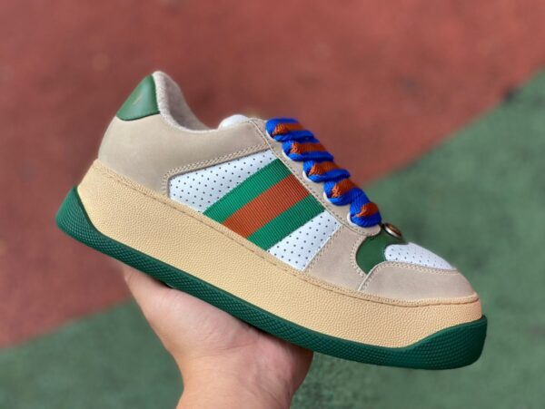 Gucci thick-soled chubby rice gray green blue - Image 2