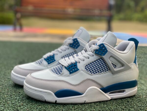 AJ4 white blue "Military Blue" 2024 white blue FV