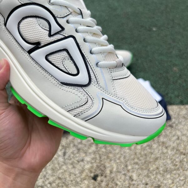Dior B30 Off-White Green Mesh Fabric - Image 2