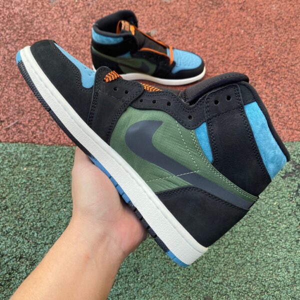 Black Green Blue TEX Air Jordan - Image 3