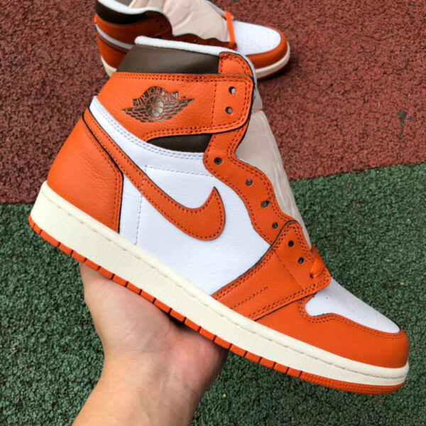 White Orange  Starfish Air Jordan - Image 10