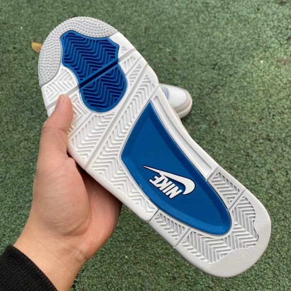AJ4 white blue "Military Blue" 2024 white blue FV - Image 9