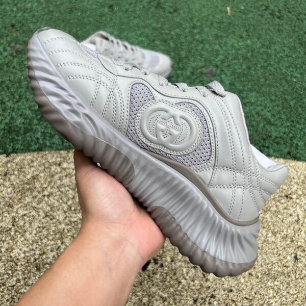 Gucci Dad Shoes 2.0 Gray Leather - Image 8