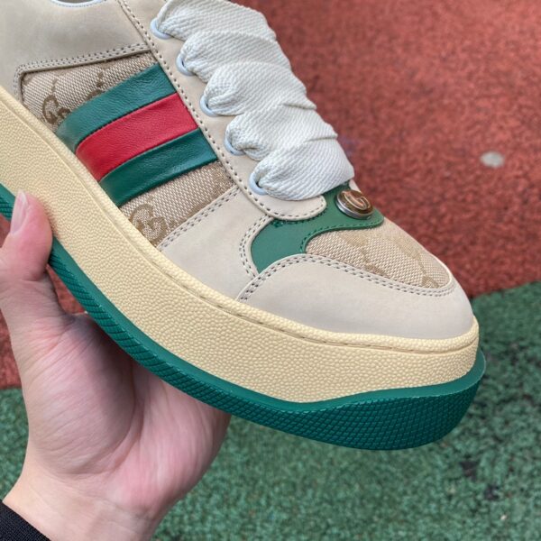 Gucci Fat Butt Hollow Brown and Green - Image 2