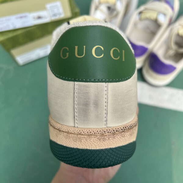 Gucci Dirty Shoes With Green Tail - Image 2