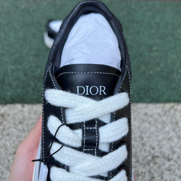 Dior B33 Black and White Round Toe Lace - Image 2