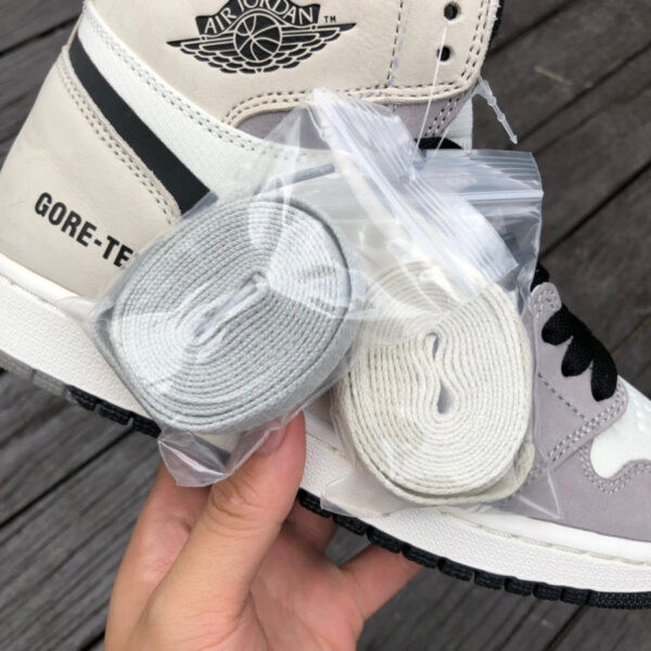 White Gray Pink Air Jordan - Image 3