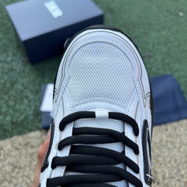 Dior B30 White and Black Mesh Fabric - Image 2