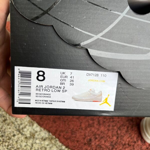 Off-White Orange Air Jordan - Image 2