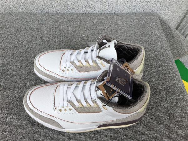 Air Jordan3 Violet white gray - Image 3