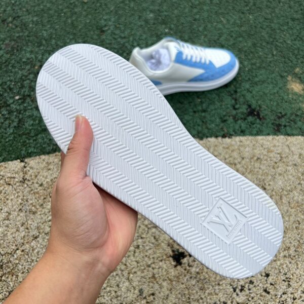 Beverly Hills Sneaker White Blue LV - Image 8
