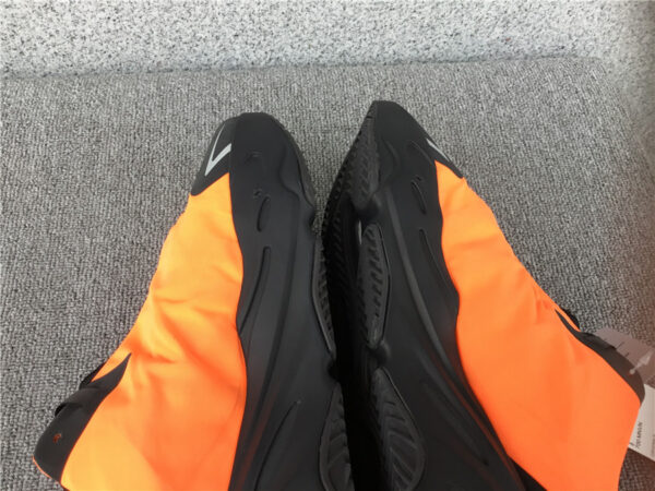 Yeezy Boost  Black Orange  Reflective - Image 5