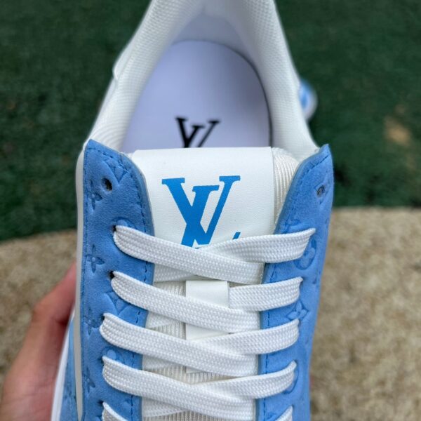 Beverly Hills Sneaker White Blue LV - Image 9