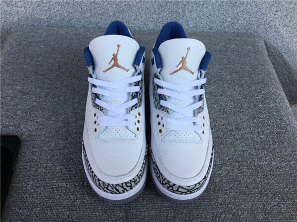 Air Jordan  White and Blue Wizards - Image 2