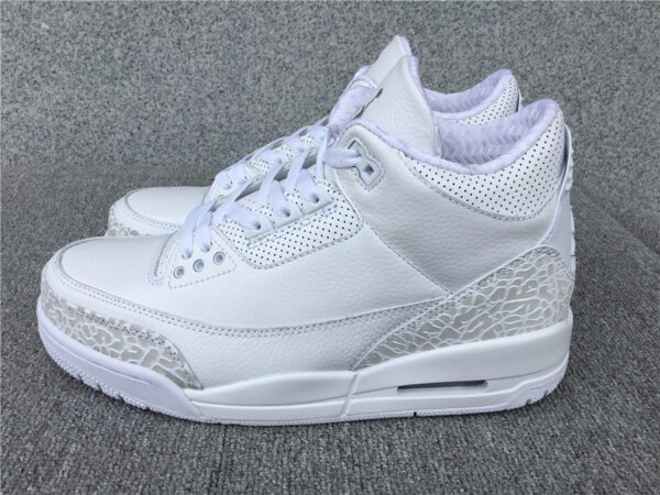 Air Jordan 3 Retro BG 'Triple White' - Image 2