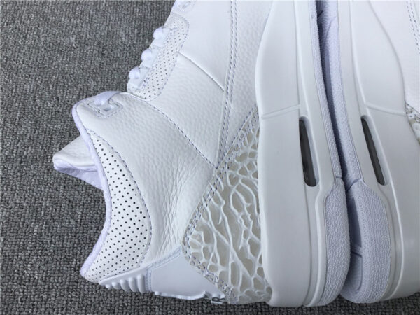 Air Jordan 3 Retro BG 'Triple White' - Image 17