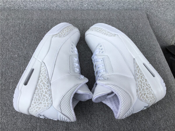 Air Jordan 3 Retro BG 'Triple White' - Image 5