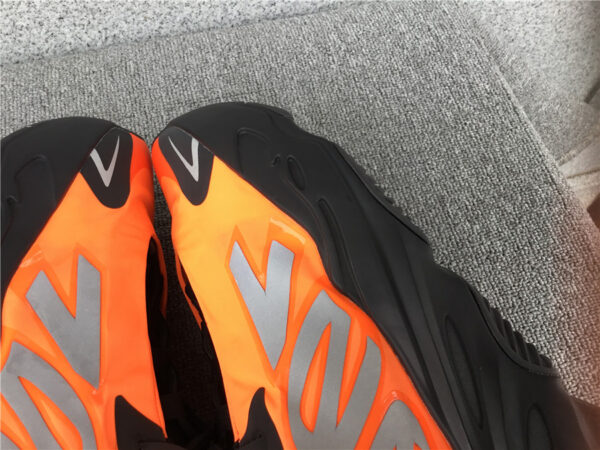 Yeezy Boost  Black Orange  Reflective - Image 19