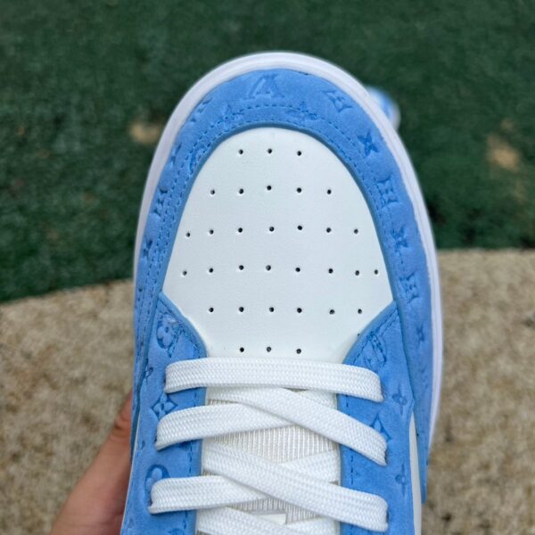 Beverly Hills Sneaker White Blue LV - Image 4