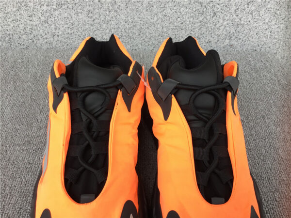 Yeezy Boost  Black Orange  Reflective - Image 8