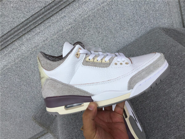 Air Jordan3 Violet white gray