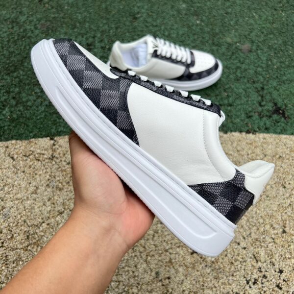 Beverly Hills Sneaker Black and Gray LV - Image 4
