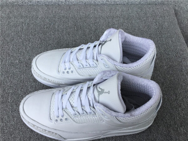 Air Jordan 3 Retro BG 'Triple White' - Image 9