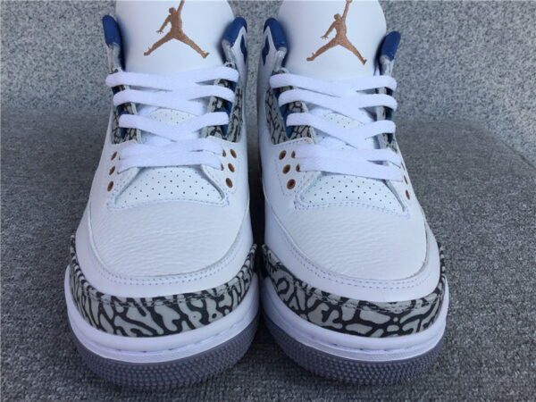 Air Jordan  White and Blue Wizards - Image 6