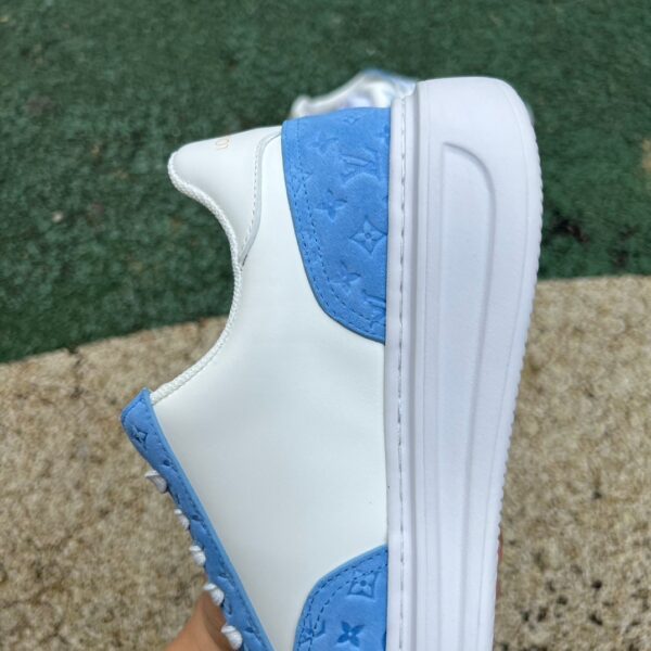 Beverly Hills Sneaker White Blue LV - Image 3