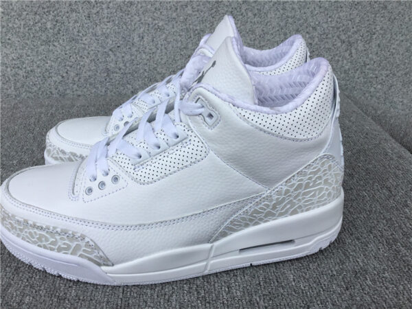 Air Jordan 3 Retro BG 'Triple White' - Image 16