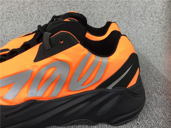 Yeezy Boost  Black Orange  Reflective - Image 12