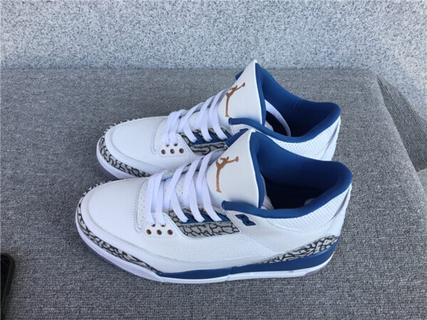 Air Jordan  White and Blue Wizards - Image 11