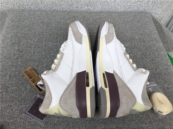 Air Jordan3 Violet white gray - Image 9
