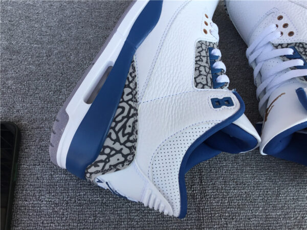 Air Jordan  White and Blue Wizards - Image 16