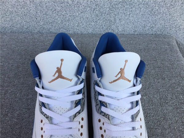 Air Jordan  White and Blue Wizards - Image 13