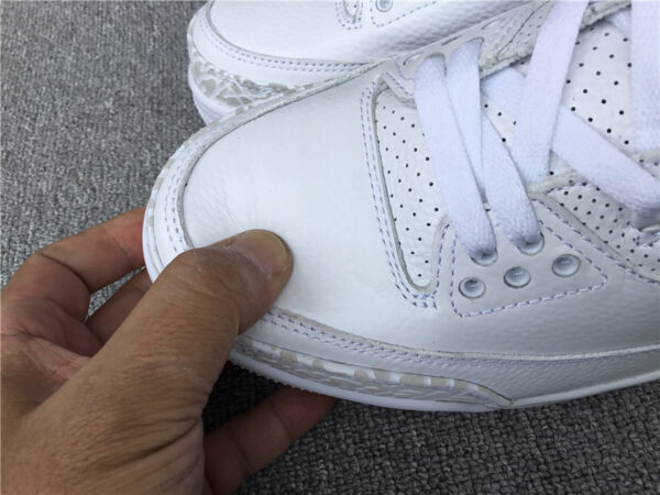 Air Jordan 3 Retro BG 'Triple White' - Image 23