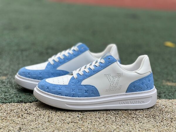 Beverly Hills Sneaker White Blue LV