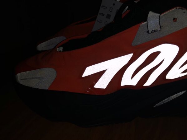 Yeezy Boost  Black Orange  Reflective - Image 26