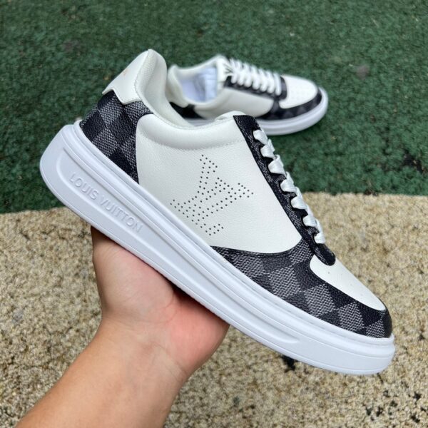 Beverly Hills Sneaker Black and Gray LV - Image 3