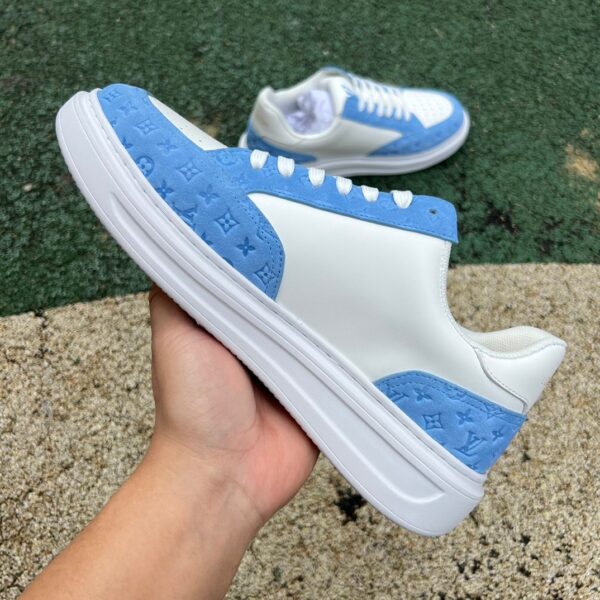 Beverly Hills Sneaker White Blue LV - Image 2