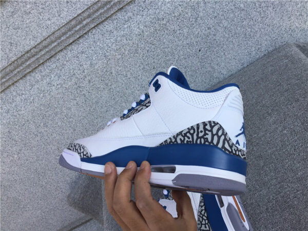 Air Jordan  White and Blue Wizards - Image 20