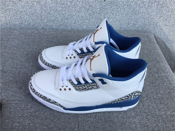 Air Jordan  White and Blue Wizards - Image 21