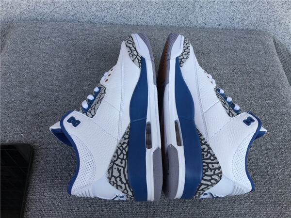Air Jordan  White and Blue Wizards - Image 23