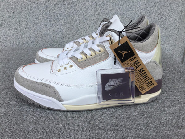 Air Jordan3 Violet white gray - Image 25