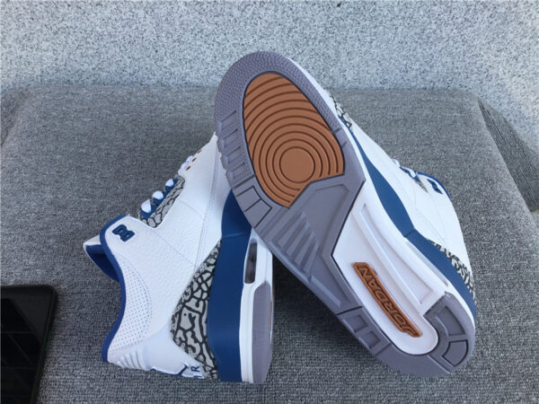 Air Jordan  White and Blue Wizards - Image 24