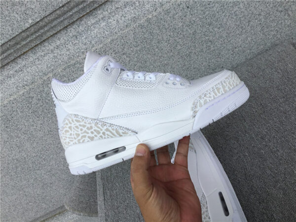 Air Jordan 3 Retro BG 'Triple White'